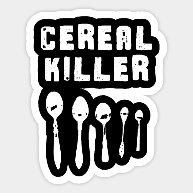 Cereal Killer Sticker by fromherotozero